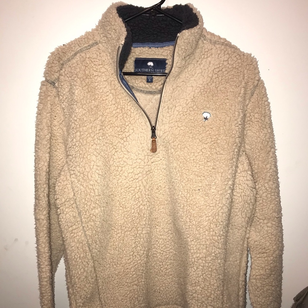 White Sherpa Zipup